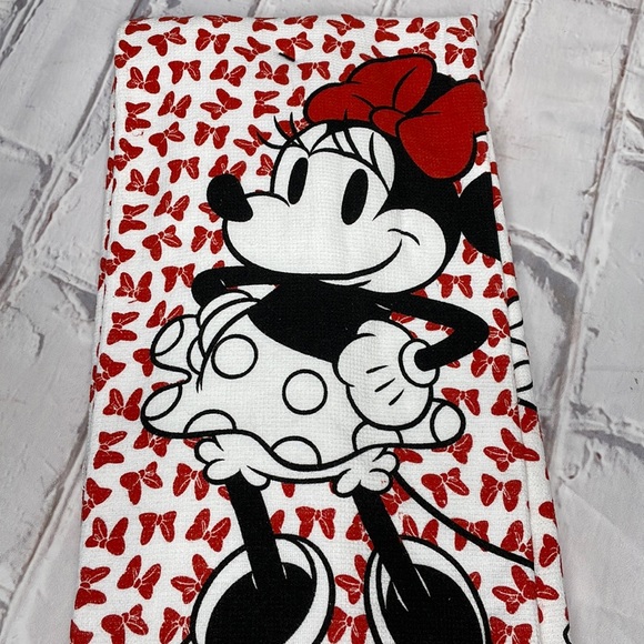 Disney Minnie Mouse 2 Pack Kitchen Tea Towels - Picture 3 of 4